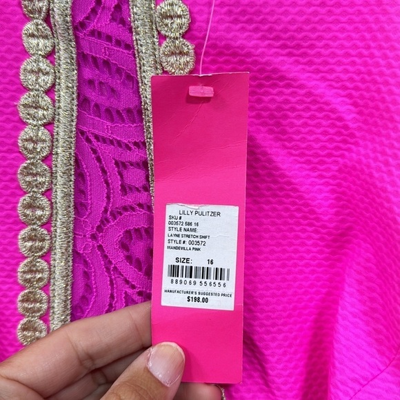 Lilly Pulitzer size 16 Layne stretch shift - Picture 2 of 4